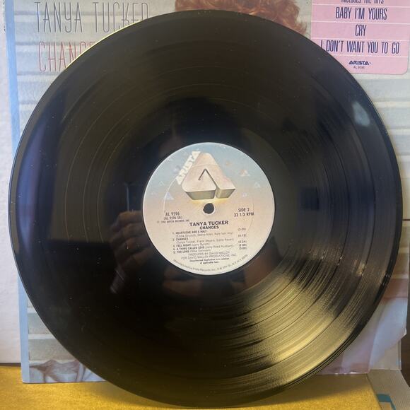 Tanya Tucker Changes Promo Copy LP Vinyl Record Album -Ultrasonic Clean- EX!! - Picture 5 of 7